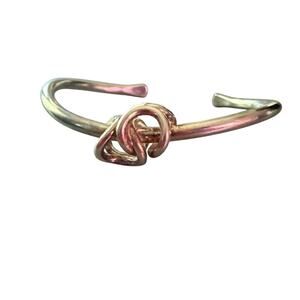 925 Sterling Silver Knot Cuff Bracelet